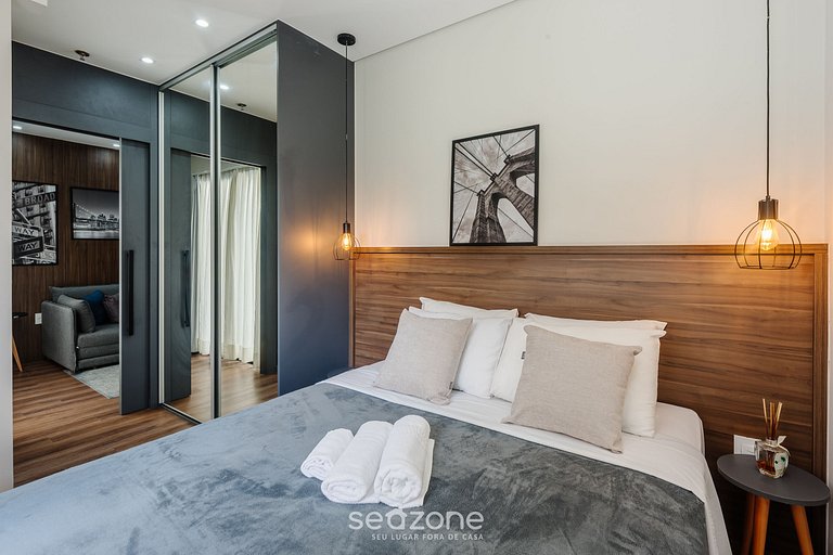 Depto. c/ parrilla privada a 220 m del Mar FFS0408