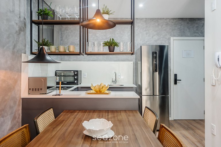 Depto. c/ parrilla privada a 220 m del Mar FFS0408