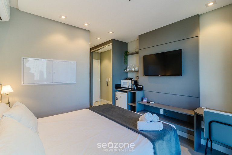 Estudio Vista Parcial Mar 280 m de Playa MHFA0803