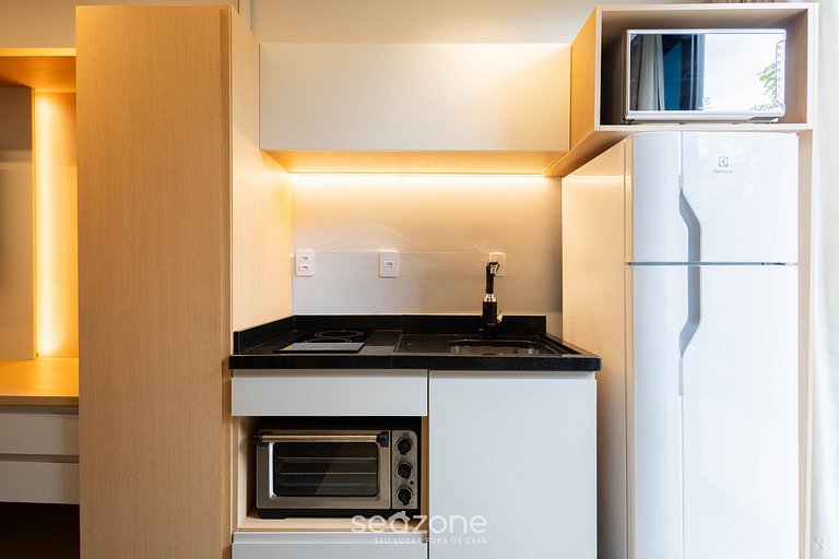 Studio c/ varanda prox da Praia Brava - BSO0105