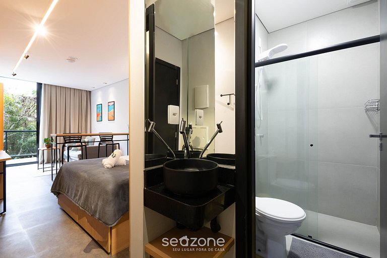 Estudio con balcón cerca de Praia Brava - BSO0105