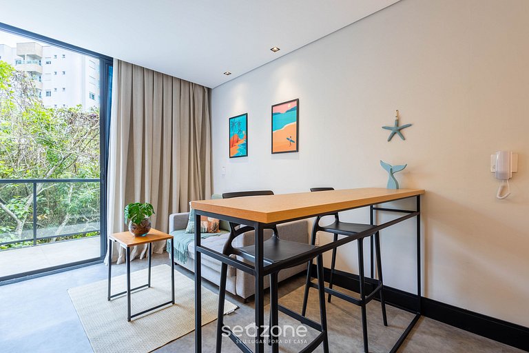 Estudio con balcón cerca de Praia Brava - BSO0105