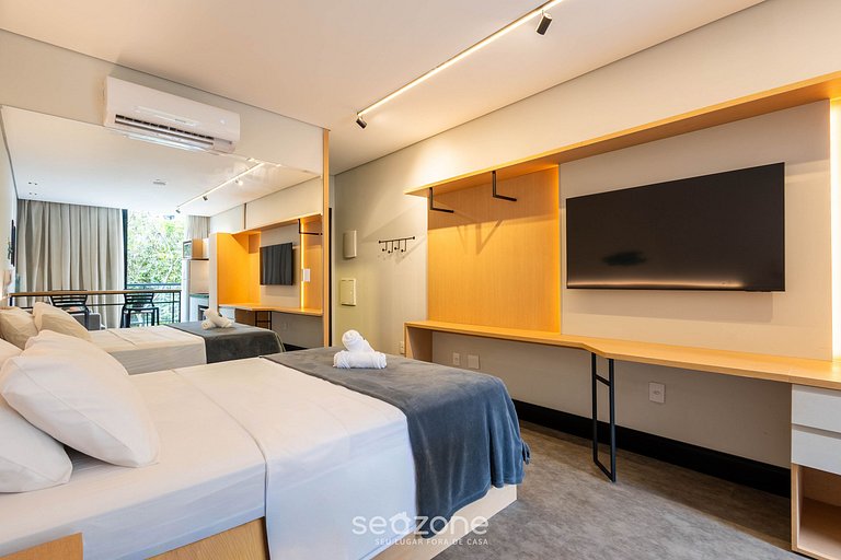 Estudio con balcón cerca de Praia Brava - BSO0105