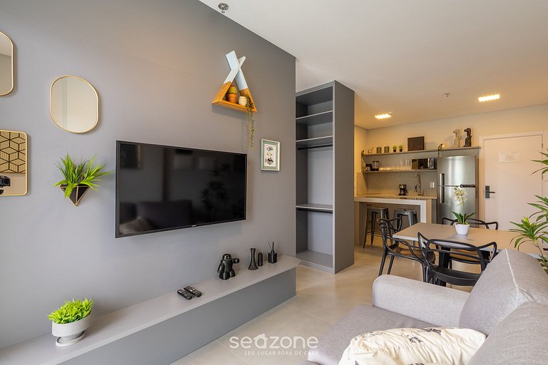 Studio moderno con balcón a pasos del mar FFS1402