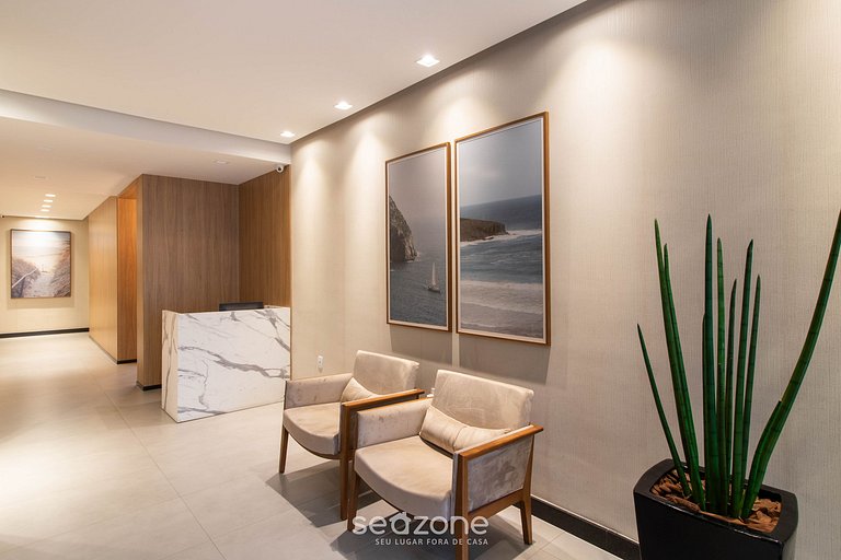 Apto 3 Quartos a 50 m da Orla Principal EOB0701