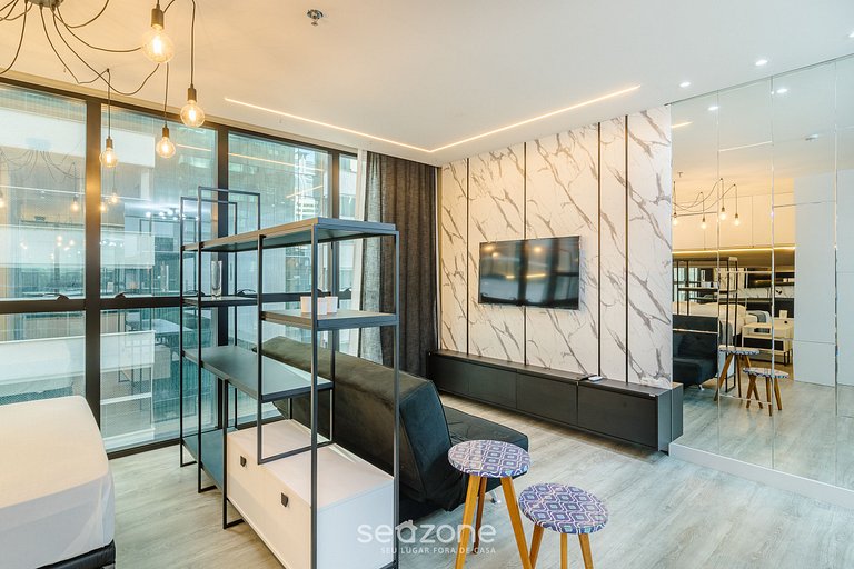 Estudio en edf. c/ piscina a 350 m del mar IFT0903