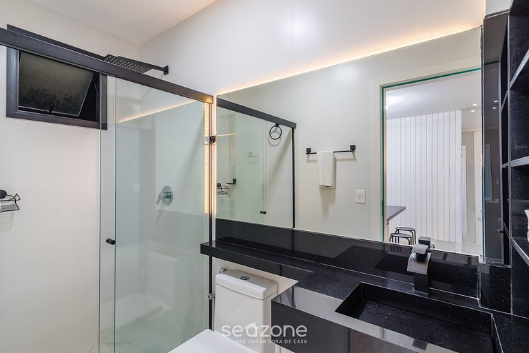 Studio em prédio c/ piscina a 350m do mar IFT0903