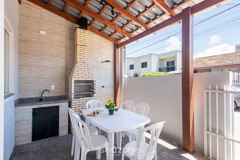 Casa 2Q c/ churrasq. 600m orla MCA0609