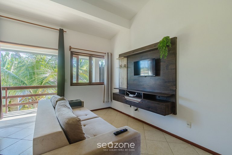 Apto c/ churrasq. privativa a 500m do Mar ENL0004