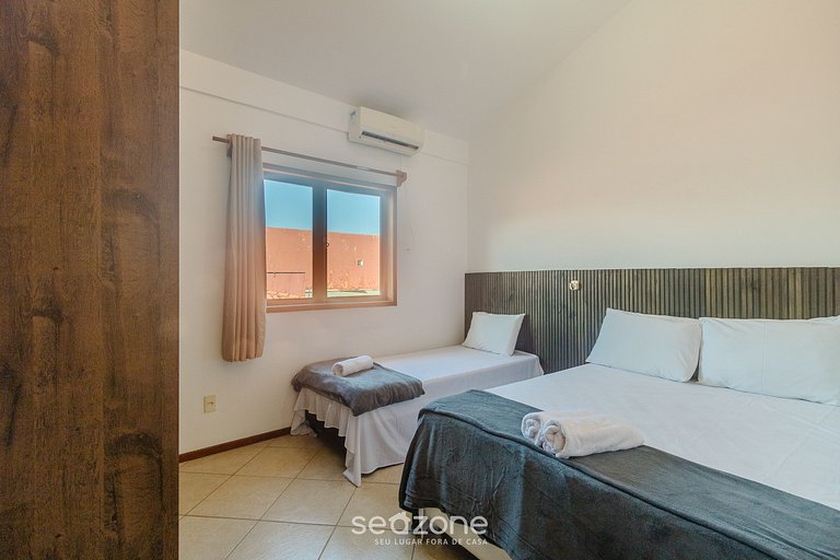 Apto c/ churrasq. privativa a 500m do Mar ENL0004