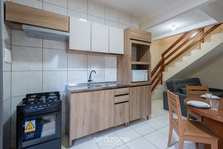 Casa c/ área de churrasco a 110m da Praia ONI0003