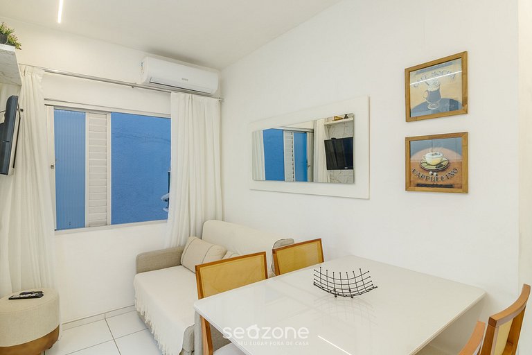 Apto con A/C a 350 m de la Playa en BC ESF0203