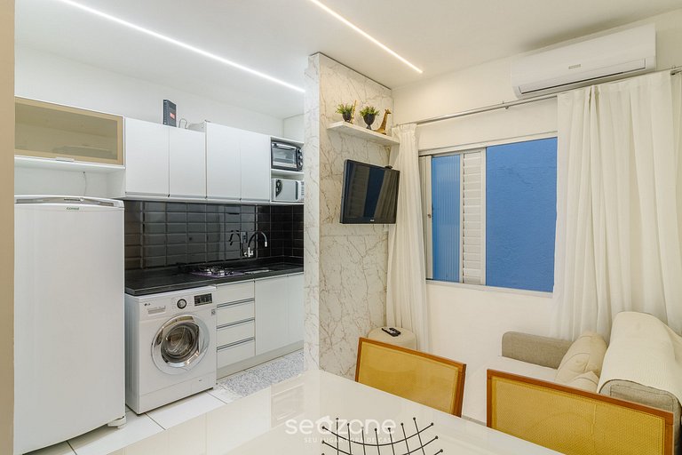 Apto con A/C a 350 m de la Playa en BC ESF0203