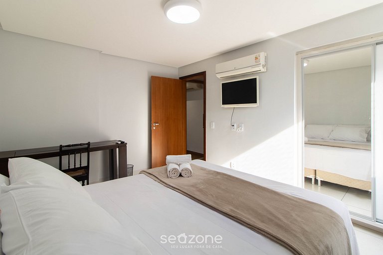 Apto 3 Dormitorios c/ A/C en Goiânia EON0402