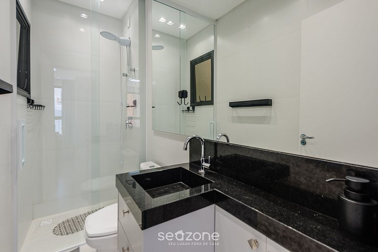 Apt c parrilla 90m de la playa de Perequê RIH0902