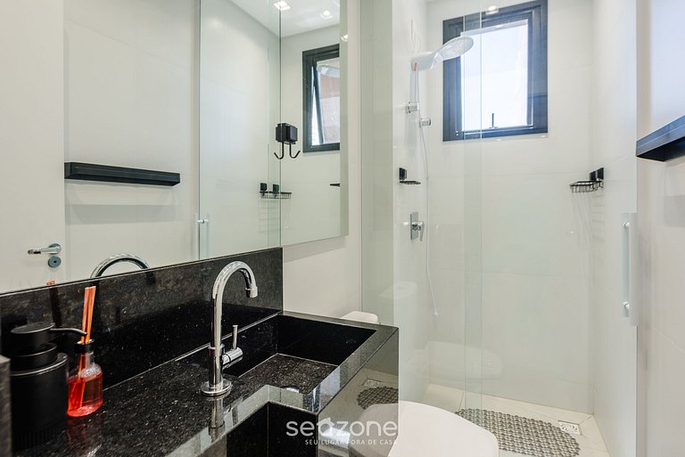 Apt c parrilla 90m de la playa de Perequê RIH0902