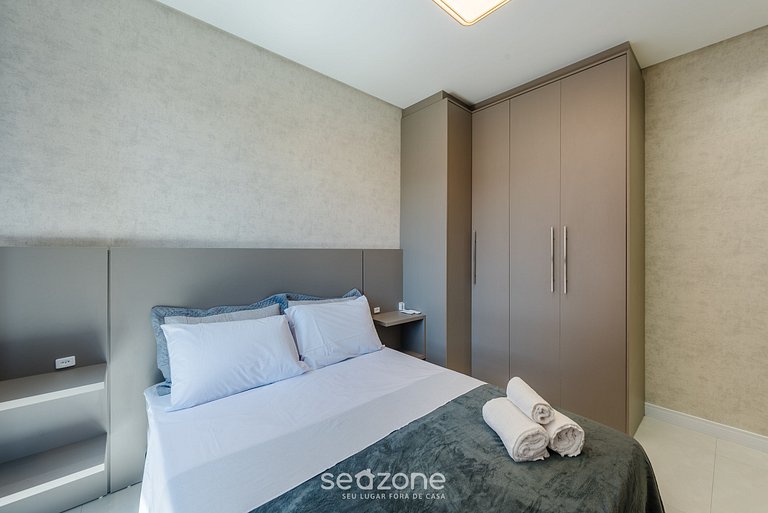 Apt c parrilla 90m de la playa de Perequê RIH0902