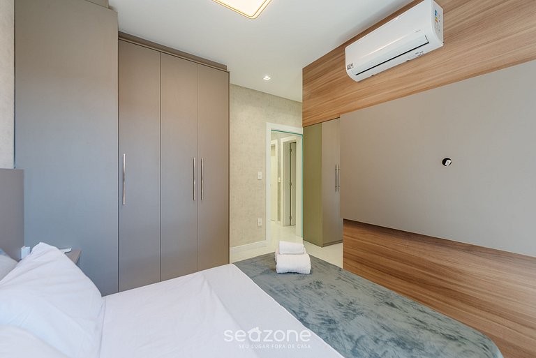 Apt c parrilla 90m de la playa de Perequê RIH0902