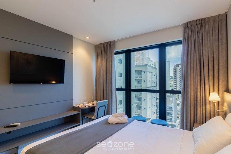 Estudio a 280 m playa en ed. c/ piscina MHFA0804