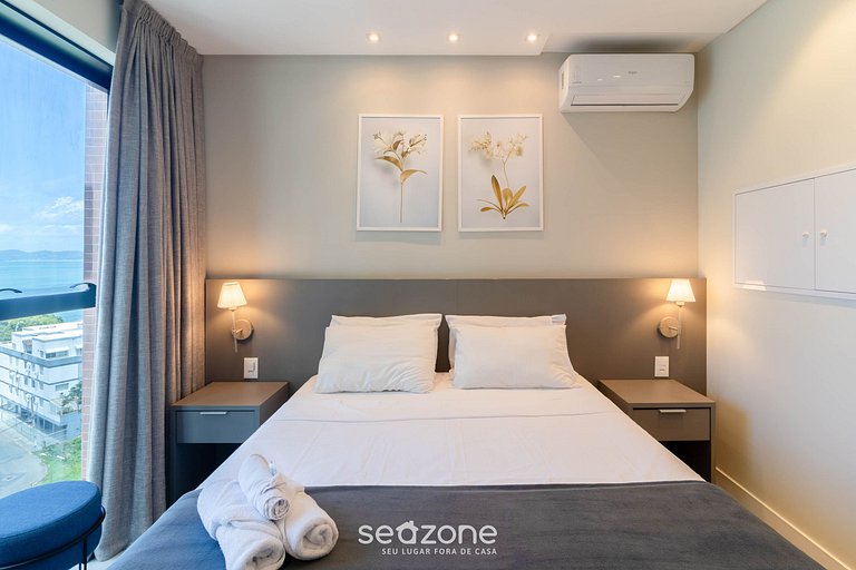 Studio 280m da praia em prédio c/ piscina MHFA0804