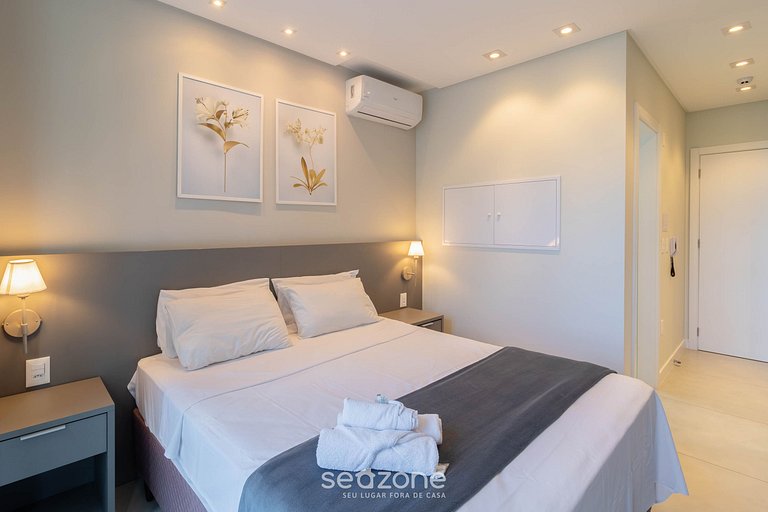 Estudio a 280 m playa en ed. c/ piscina MHFA0804