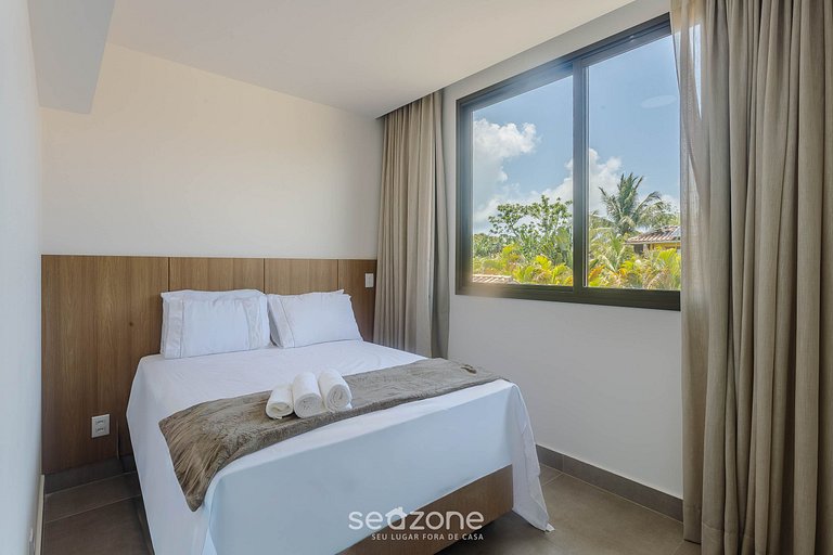 Apto en condo. c/ piscina a 350 m del mar BBC0108