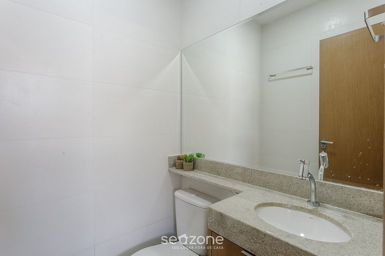 Apto en condo. c/ piscina a 350 m del mar BBC0108