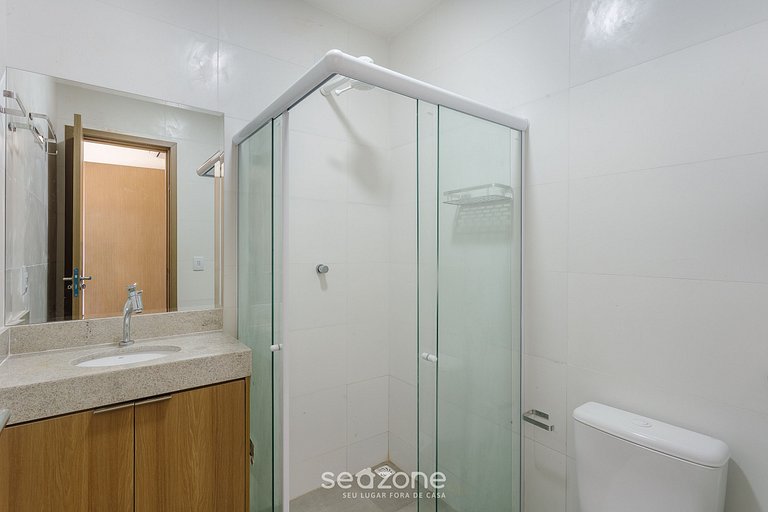 Apto en condo. c/ piscina a 350 m del mar BBC0108