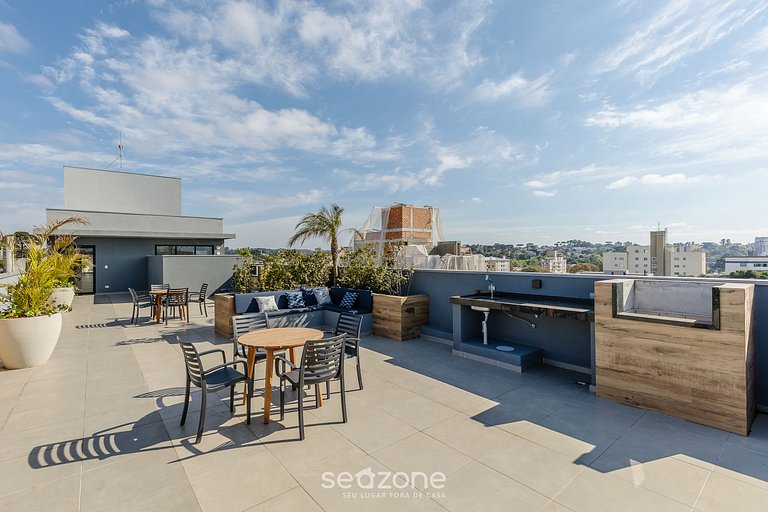 Apto de 1-DR c/ barbacoa en Boa Vista PLA0201