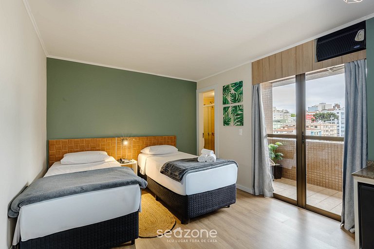 Studio c/ varanda no Upper Residence – UPP0408