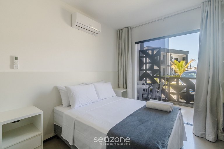 Apto en cond. c/ piscina a minutos del mar DVB0005