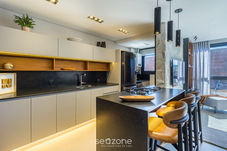 Apto Sofisticado Próx. Rua Coberta Gramado DLH0403