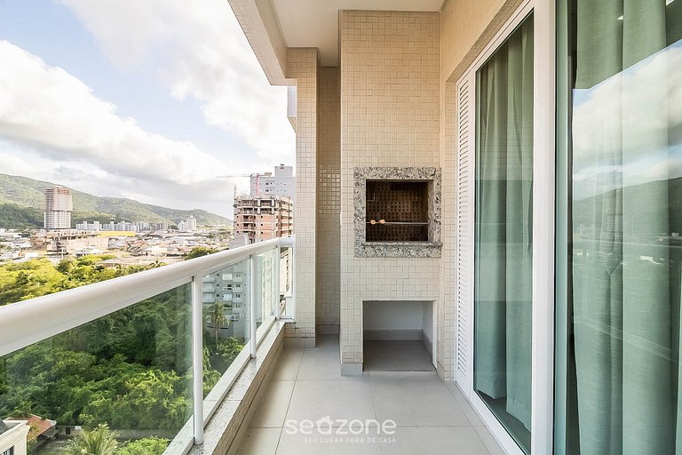Apartamento c/ Churrasqueira 600m da Praia ETP1002