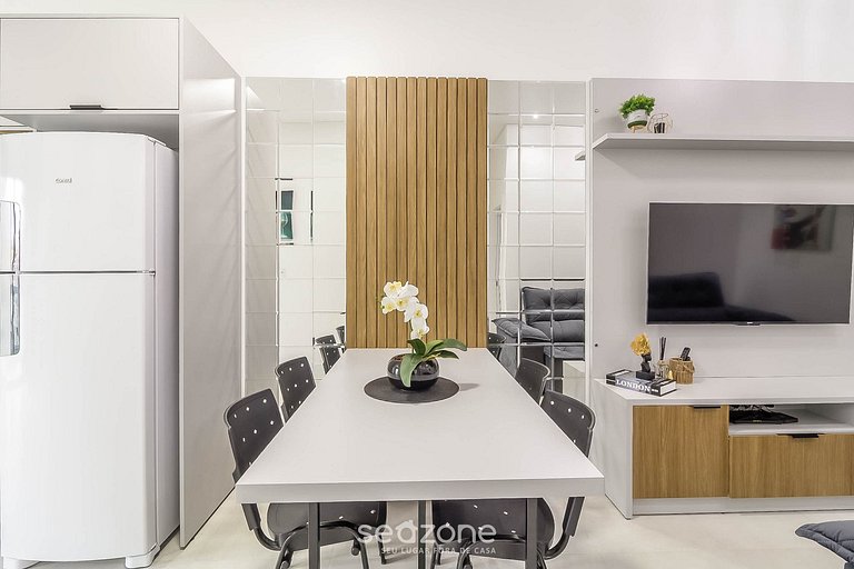 Apartamento c/ Churrasqueira 600m da Praia ETP1002