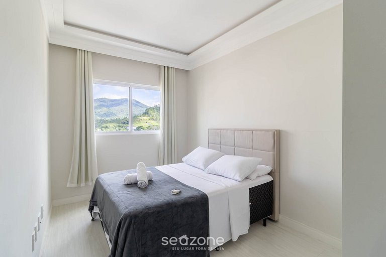 3Q Varanda c/ churrasqueira a 250m do mar! GGR0702