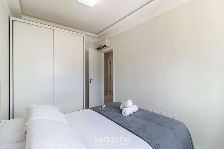 3Q Varanda c/ churrasqueira a 250m do mar! GGR0702