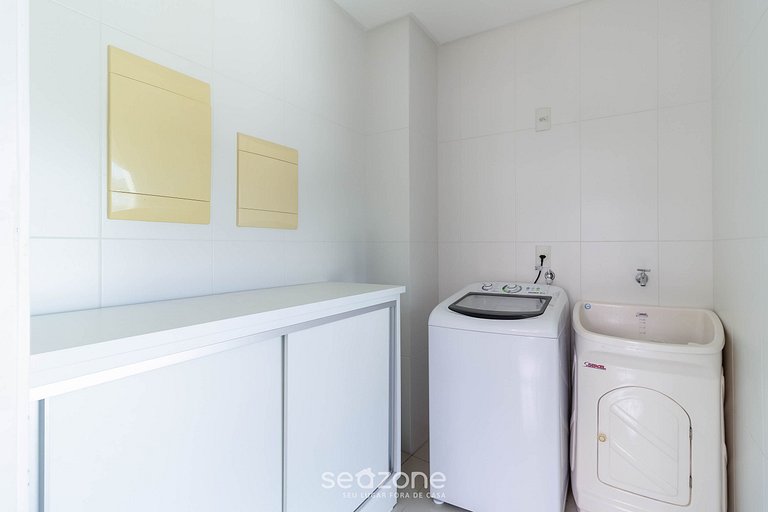 3Q Varanda c/ churrasqueira a 250m do mar! GGR0702