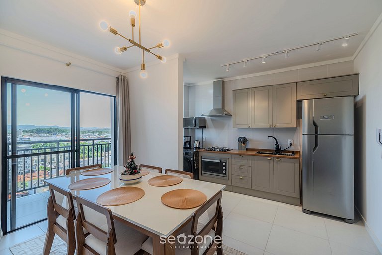 Apto c/ piscina y parrilla MCB1106