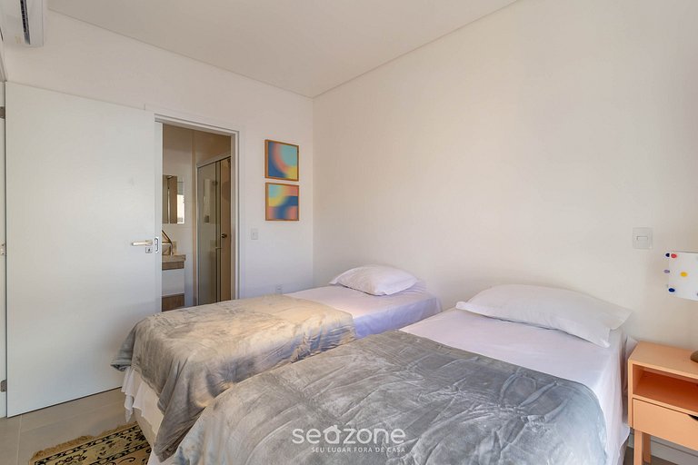 Apto Cerca de la Playa y Floripa Shopping [EAZ305]