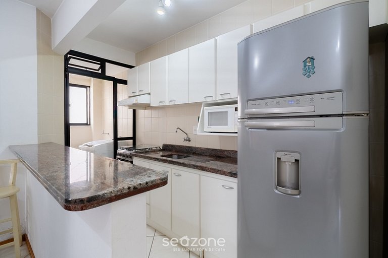 Apto 3D c/asador 240m mar Bombas/SC CAY0123