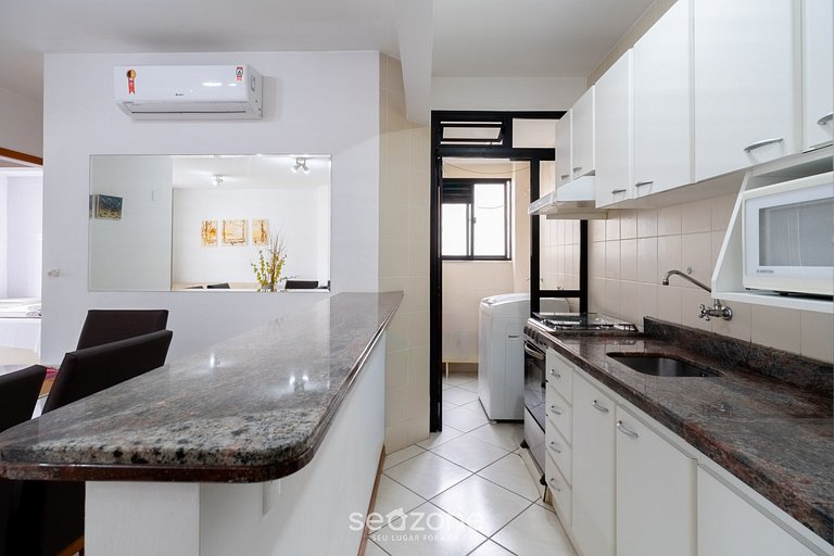 Apto 3D c/asador 240m mar Bombas/SC CAY0123