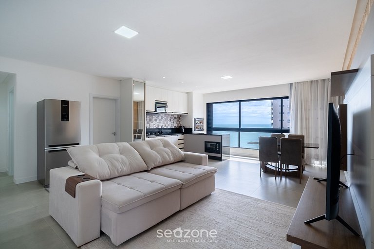 Apart cómodo con vista al mar - Pôrto Belo CLE1203