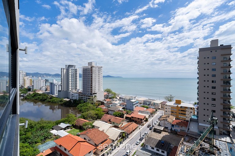 Apart cómodo con vista al mar - Pôrto Belo CLE1203