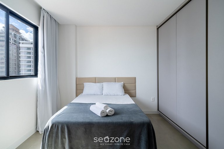 Apart cómodo con vista al mar - Pôrto Belo CLE1203