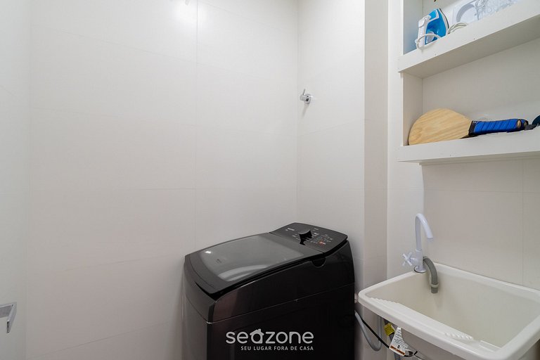 Apto confortável c/ vista mar - Pôrto Belo CLE1203