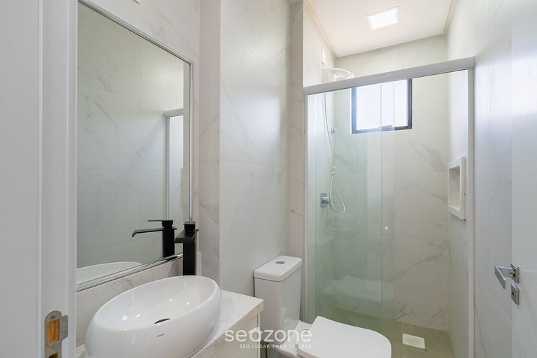 Apart cómodo con vista al mar - Pôrto Belo CLE1203