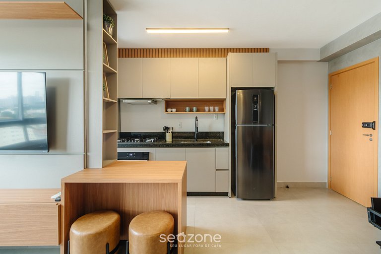 Apto en Condominio c/ Piscina en Goiânia KSP1304