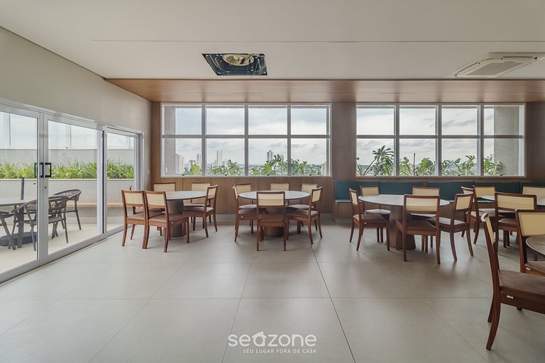 Apto en Condominio c/ Piscina en Goiânia KSP1304