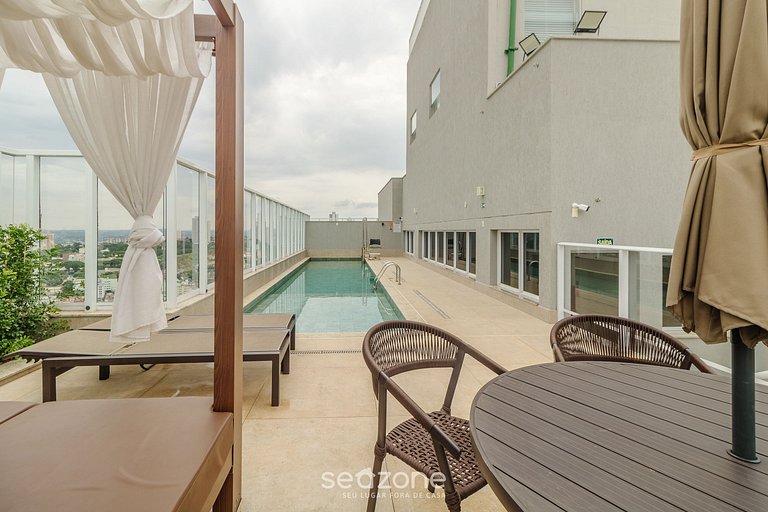 Apto en Condominio c/ Piscina en Goiânia KSP1304