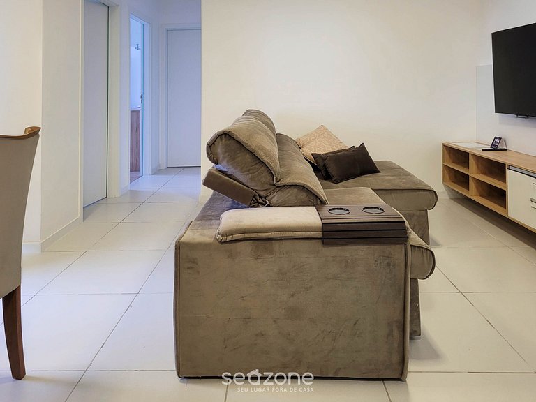 Apt c/ parrilla y vista a 400m de la playa SKL1604